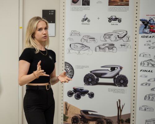 Automobildesign Mazda mit der Hochschule für Gestaltung in München Nina Kellermeier