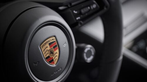 Porsche Macan steering wheel
