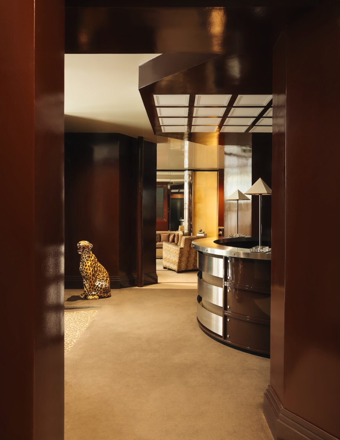 Entrence of the Hotel Chateau d’Eau, designed by Necchi Architecture