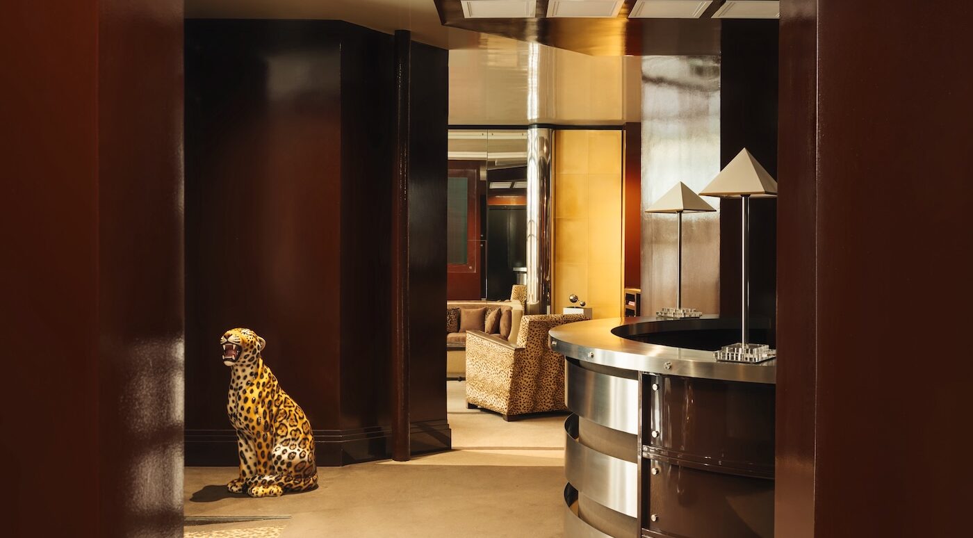 Entrence of the Hotel Chateau d’Eau, designed by Necchi Architecture