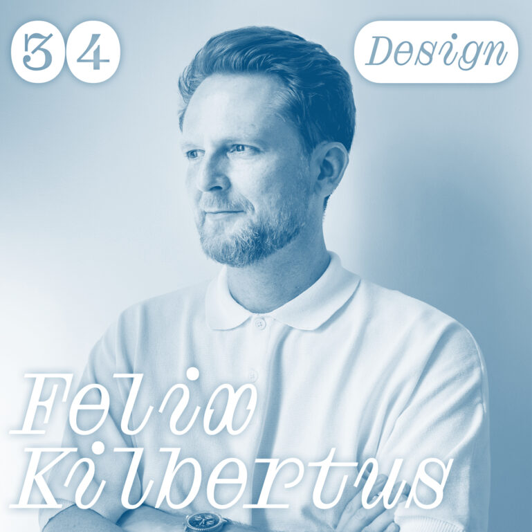 Episoden Cover des Podcasts Chapter Talks Design mit Bild von Felix Kilbertus (CCO Pininfarina)