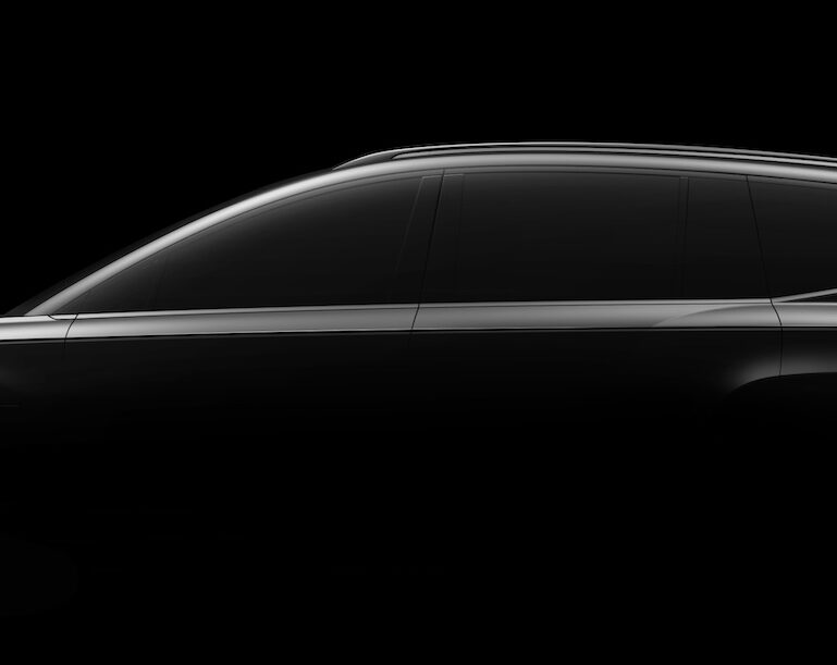 Designskizze des vollelektrischen SUV Hyundai IONIQ 9, mit Marktstart 2025