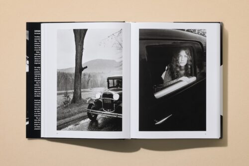 open illustrated book of the book Ralph Gibson. Photographs 1960 - 2024 from TASCHEN