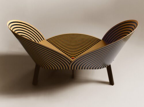 Neuauflage von Nana Ditzel's Bench for Two von Fredericia