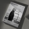Mock up of the cover with iconic designer Jil Sander of design magazine Chapter