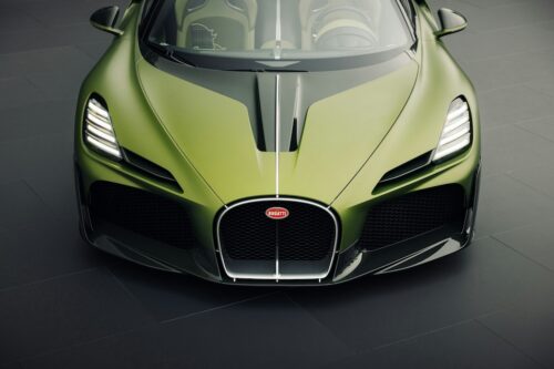 BUGATTI BROUILLARD coachbuild car of PROGRAMME SOLITAIRE, presented at the quail monterey car week 2025