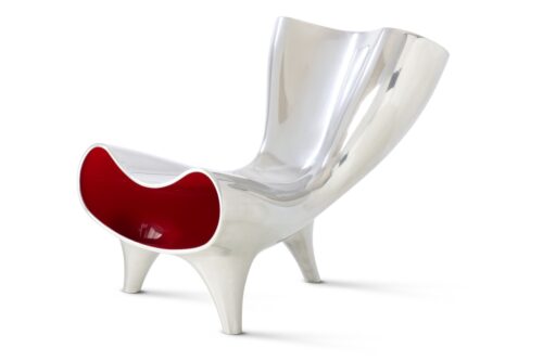 Marc Newson Orgone Chair, Vitra Design Museum, Science Fiction Designikonen