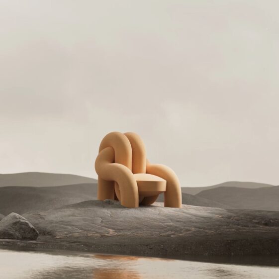 Vitra Design Museum Science Fiction Designikonen, Andrés Reisinger, The-Shipping_Tangled Chair
