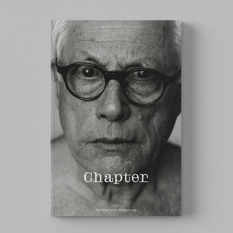 Chapter Magazine Cover of design legend Dieter Rams