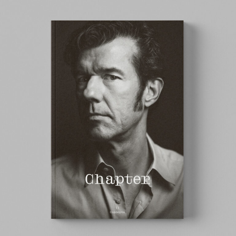 Chapter Magazine Cover of graphic designer Stefan Sagmeister
