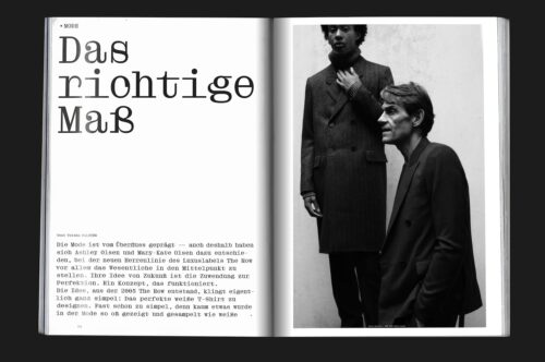 Mock up of design magazine Chapter feature about the row