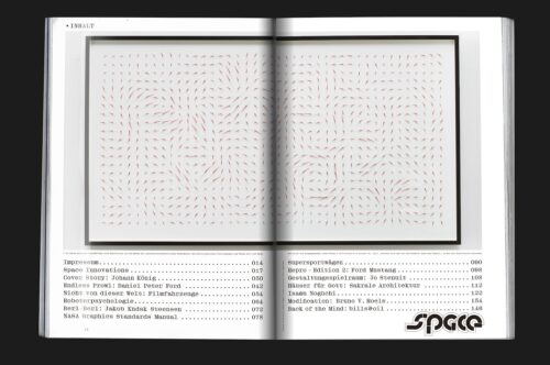 Mock up of design magazine Chapter showing an artwork by Alicja Kwade 