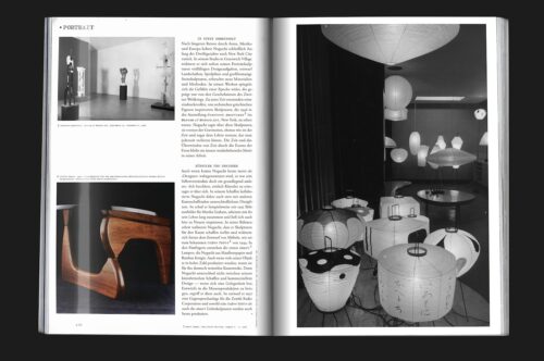 Mock-up of design magazine Chapter featuring a story about Japanese-American artist and designer Isamu Noguchi, known for his sculptures, furniture, and light objects.