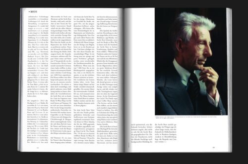 Mock-up of design magazine Chapter featuring London's Seville Row. 