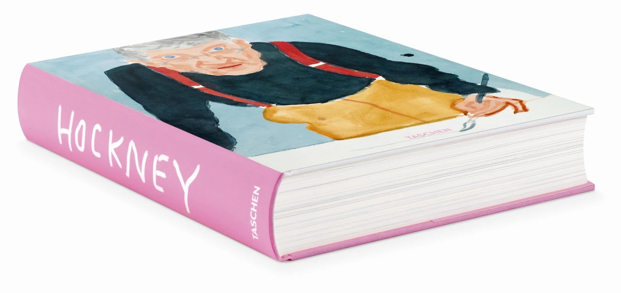 Book Cover of David Hockney - A Bigger Book, Collector's Edition, with a Marc Newson bookstand - Buy at Chapter Design Store