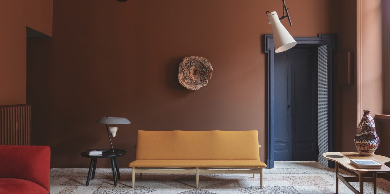Female interior designer Elisa Ossino's Perfect Darkness, Milan Design Week, Milan, Italy, 2019 from the book Making Space published by Phaidon