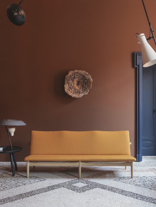 Female interior designer Elisa Ossino's Perfect Darkness, Milan Design Week, Milan, Italy, 2019 from the book Making Space published by Phaidon