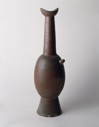 Man (Otoko), 1952, Bizen stoneware by artist and designer Isamu Noguchi, The Isamu Noguchi Foundation and Garden Museum, New York