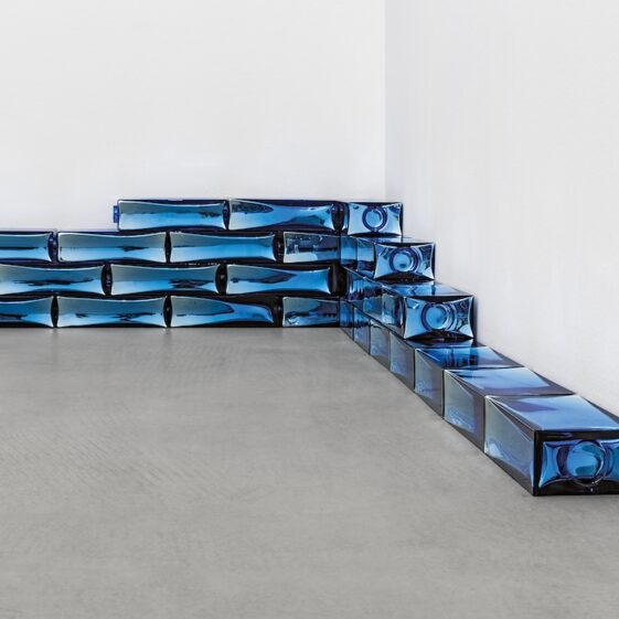 Glass Artwork "Overserved" by artist Pae White, for exhibition "Future Horizons – Design for a Complex World" in Munich