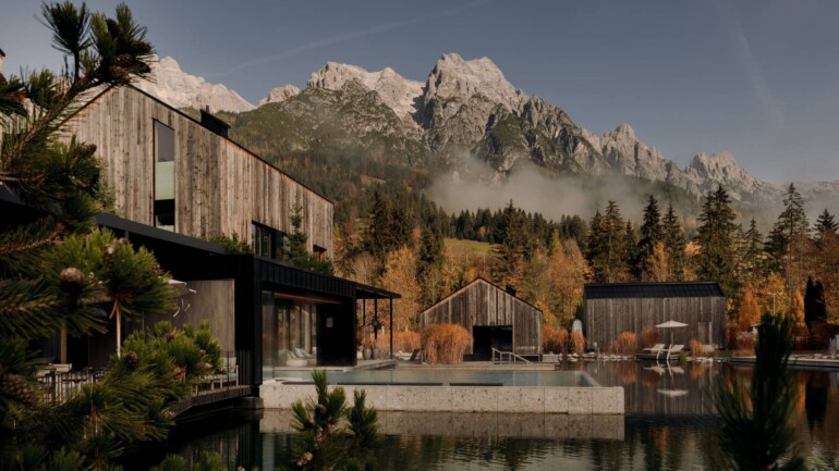 Forsthofgut Luxury Wellness and Family Hotel in Austria with artworks by anselm Kiefer, Erwin Wurm, Martha Jungwirth