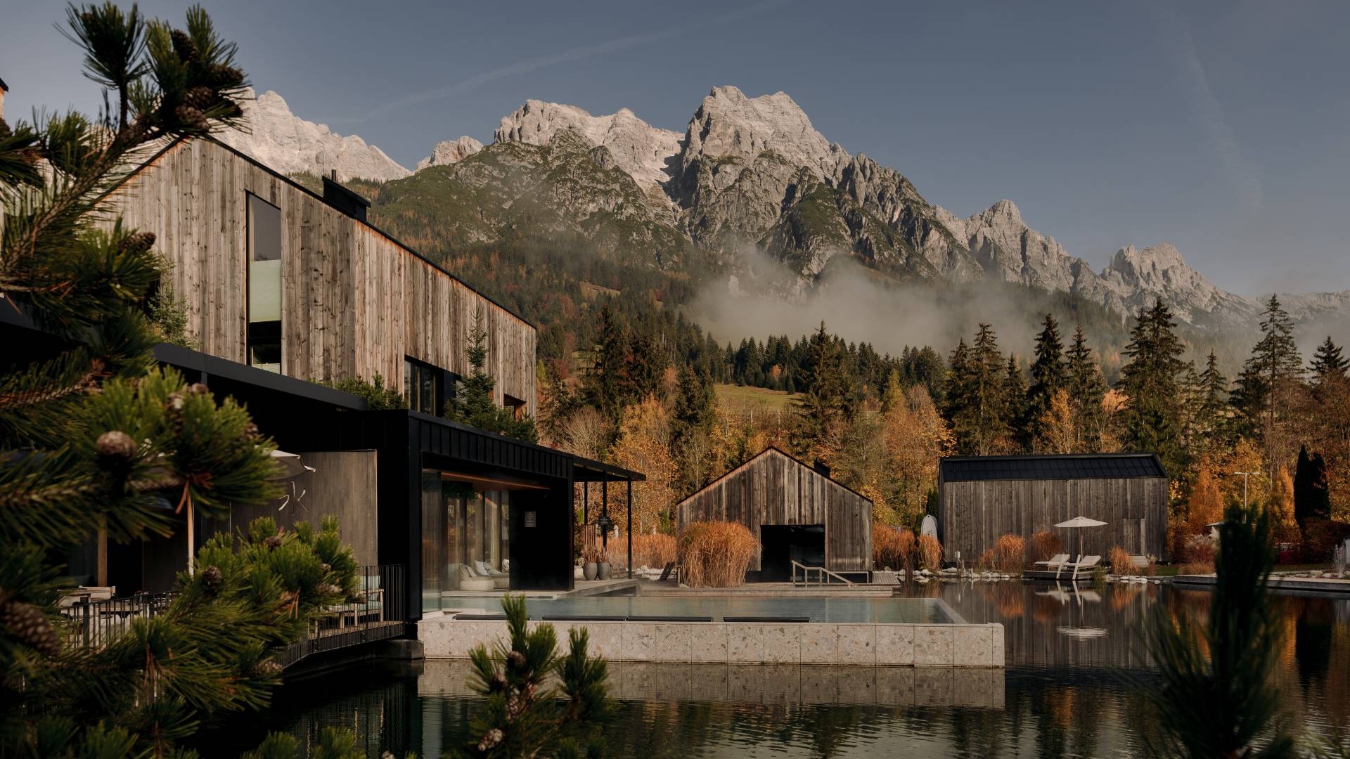 Forsthofgut Luxury Wellness and Family Hotel in Austria with artworks by anselm Kiefer, Erwin Wurm, Martha Jungwirth