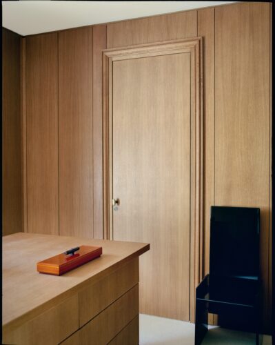 Villa N in Paris by architect and interior designer Katja Pargger with modern and contemporary artworks by Clément Borderie, Ciprian Tocu, Xolo Cuintle, Zuzanna Czebatul