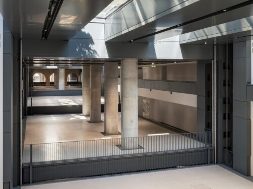 Fondation Cartier pour l’art contemporain in Jean Nouvel’s redesigned Haussmann building near the Louvre in Paris