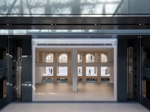 Fondation Cartier pour l’art contemporain in Jean Nouvel’s redesigned Haussmann building near the Louvre in Paris