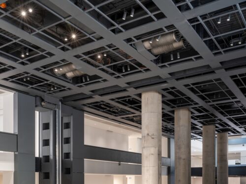 Fondation Cartier pour l’art contemporain in Jean Nouvel’s redesigned Haussmann building near the Louvre in Paris