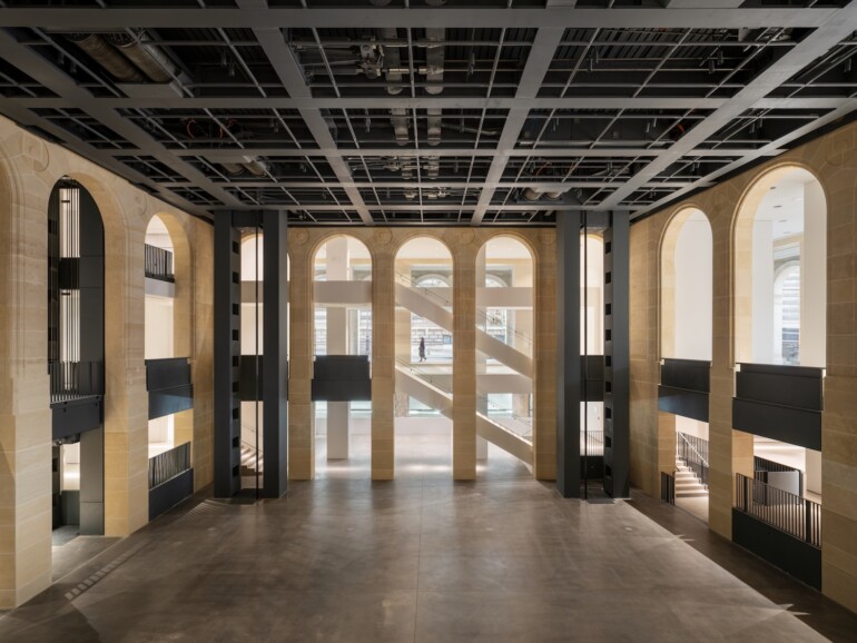 Fondation Cartier pour l’art contemporain in Jean Nouvel’s redesigned Haussmann building near the Louvre in Paris