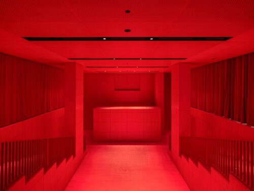 Fondation Cartier pour l’art contemporain in Jean Nouvel’s redesigned Haussmann building near the Louvre in Paris