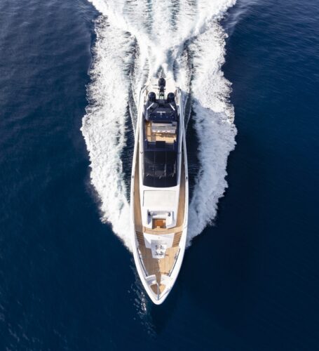 Yacht Design exterior of Heesen Irisha, 51-meter smart-custom motor luxury yacht by Harrison Eidsgaard.
