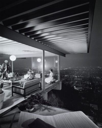 Iconic photo by Julius Shulman, Stahl House, Case Study House #22, in Los Angeles