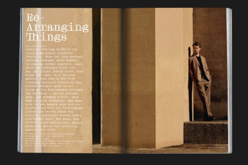 New issue of Chapter Magazine with Interior Stylist Colin King on the cover shot by Robert Rieger, Creative Direction by Dzenana Mujadzic, Editor in Chief Clemens Paul Steinmüller