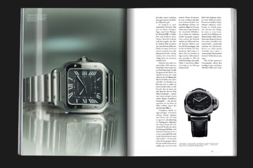 Cartier Santos watch in the New issue of Chapter Magazine about Design, art and Identity, titled "Identity"