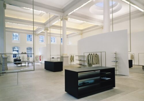 Jil Sander Flagshipstore in London.