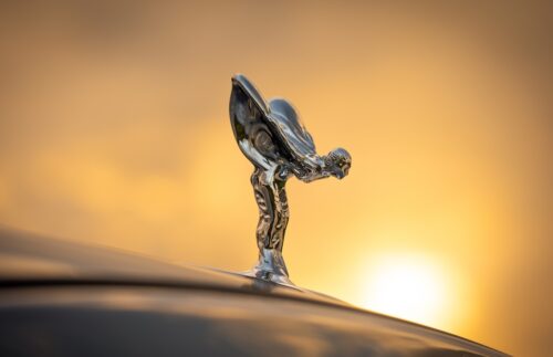 Rolls-Royce spirit of ecstasy detail