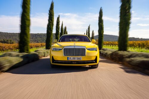 Rolls-Royce Ghost in yellow