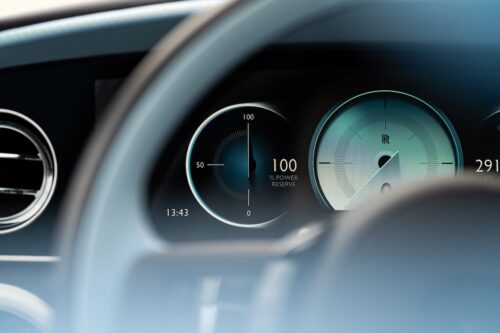 Rolls-Royce Ghost steering wheel detail