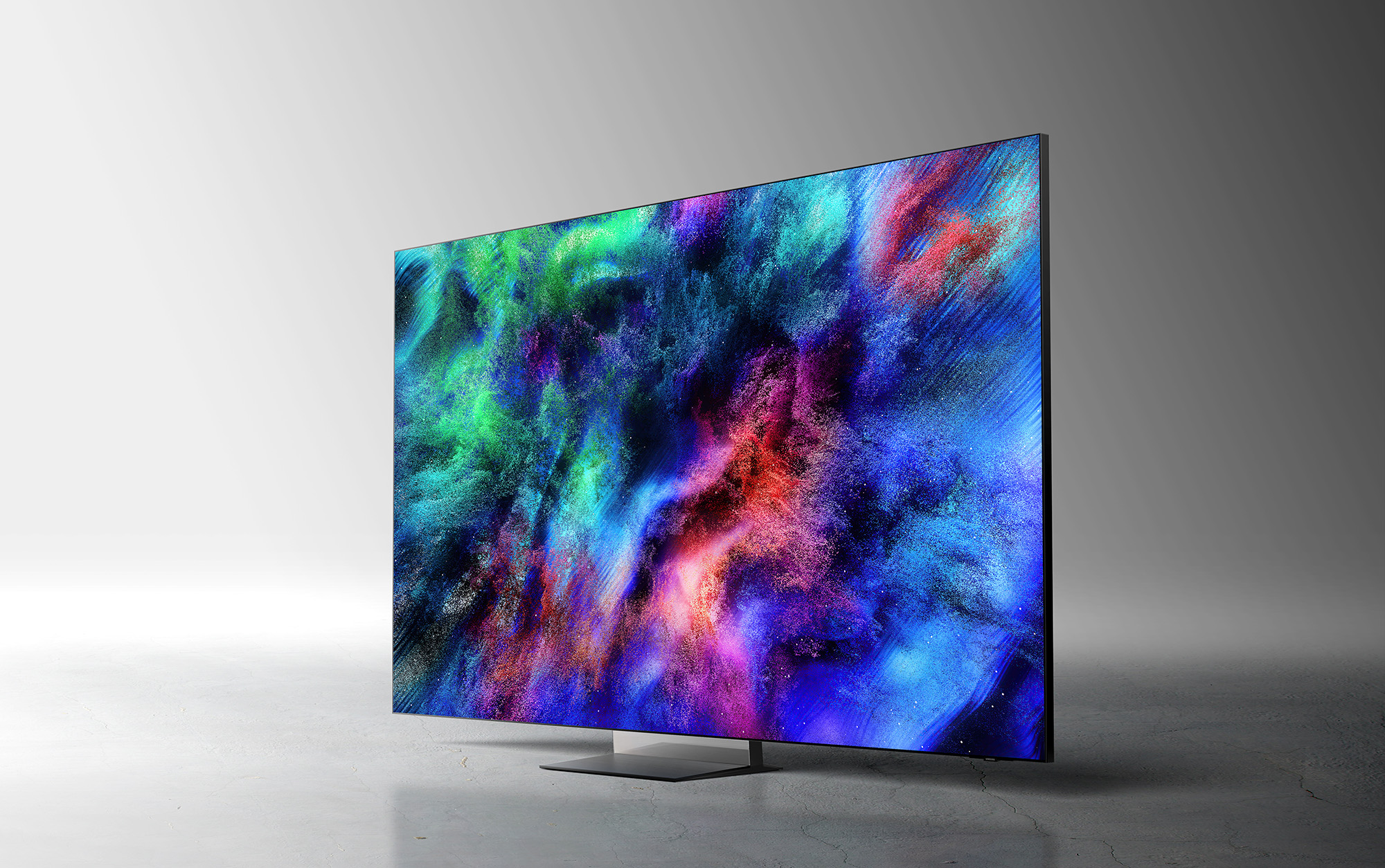 Screen of new Samsung Micro RGB TV 2026