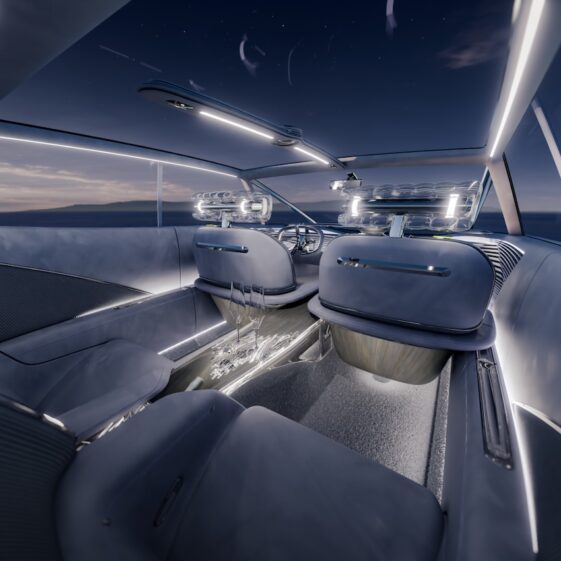 Interior design of the Avatr Vision Xpectra 
concept car 2025