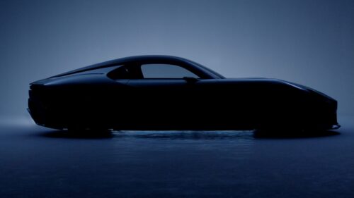 Side view of Lexus LFA Concept Car 2025