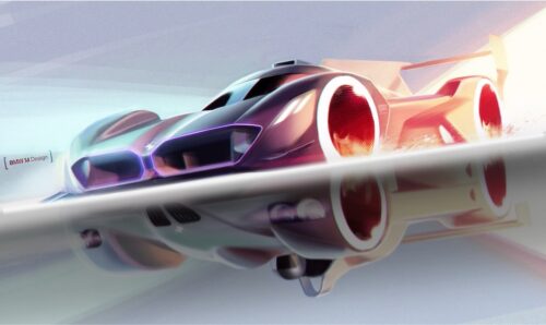 BMW M Hybrid V8 design sketch