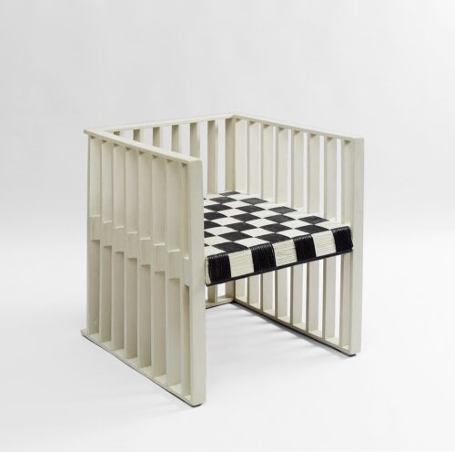 KOLOMAN MOSER, executed by: Prag-Rudniker, workshop: Jakob Soulek (carpenter) armchair for the Purkersdorf Sanatorium, 1903