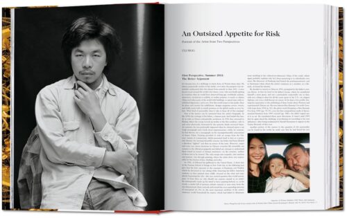 portrait of young ai weiwei from the monography titled ai weiwei published by taschen