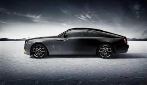 Rolls-Royce Black Badge Wraith Black Arrow side view