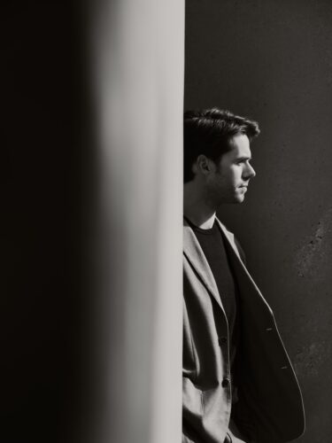 Chapter magazine cover shoot with Interior Stylist Colin King at the Wotruba Church in Vienna, photographed by Robert Rieger, creative direction by Dzenana Mujadzic