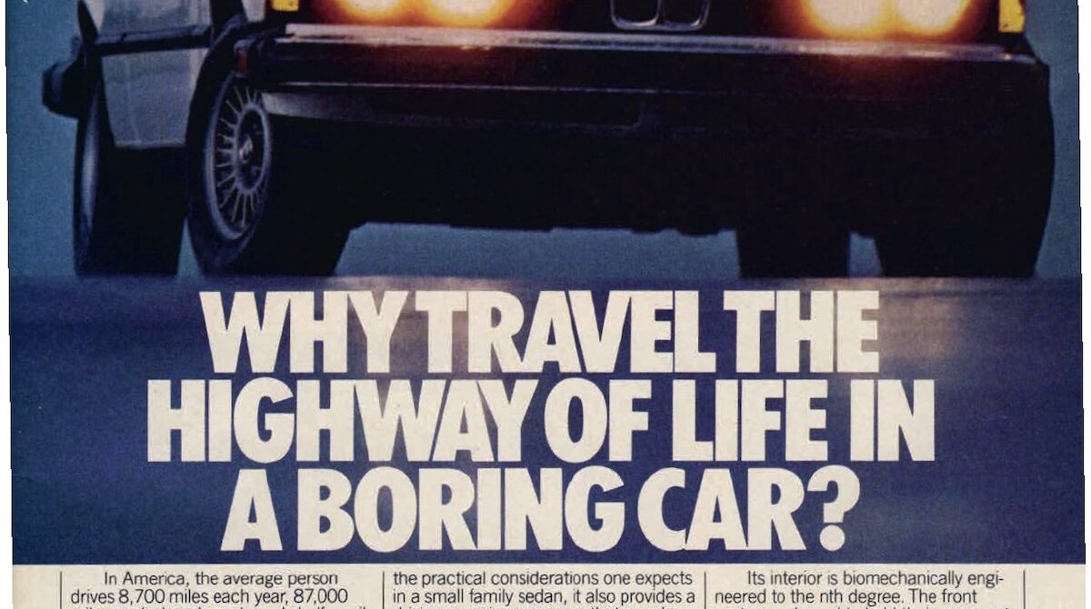 vintage ads of 50 years of bmw of north america