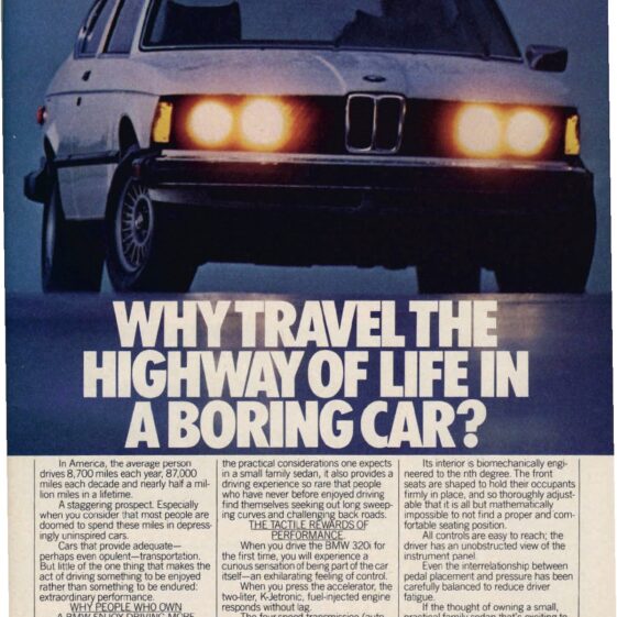 vintage ads of 50 years of bmw of north america