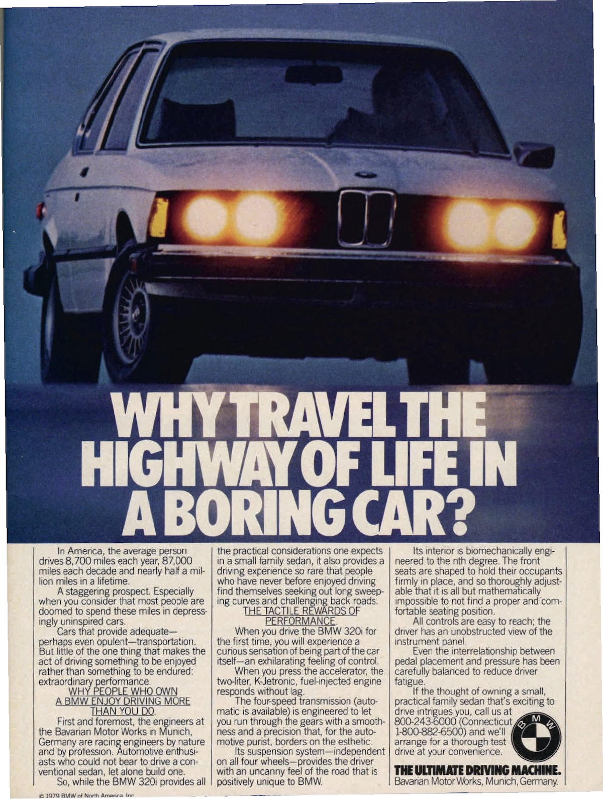 vintage ads of 50 years of bmw of north america